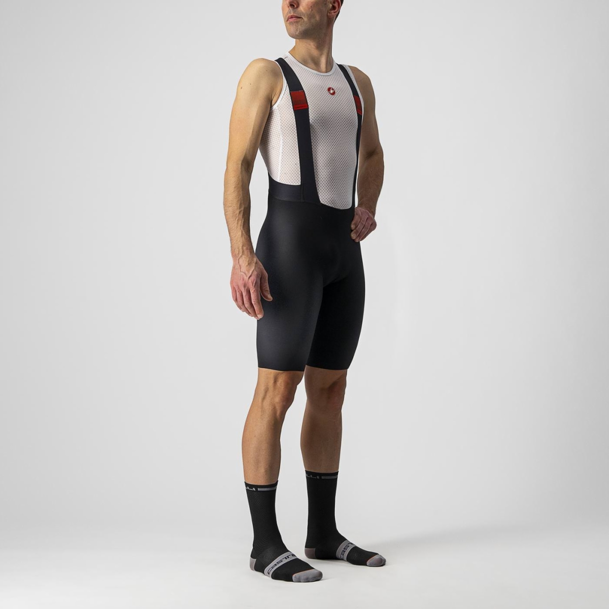Culottes cortos de ciclismo para hombre Ciclismo Hombre PREMIO BLACK BIBSHORT - Castelli